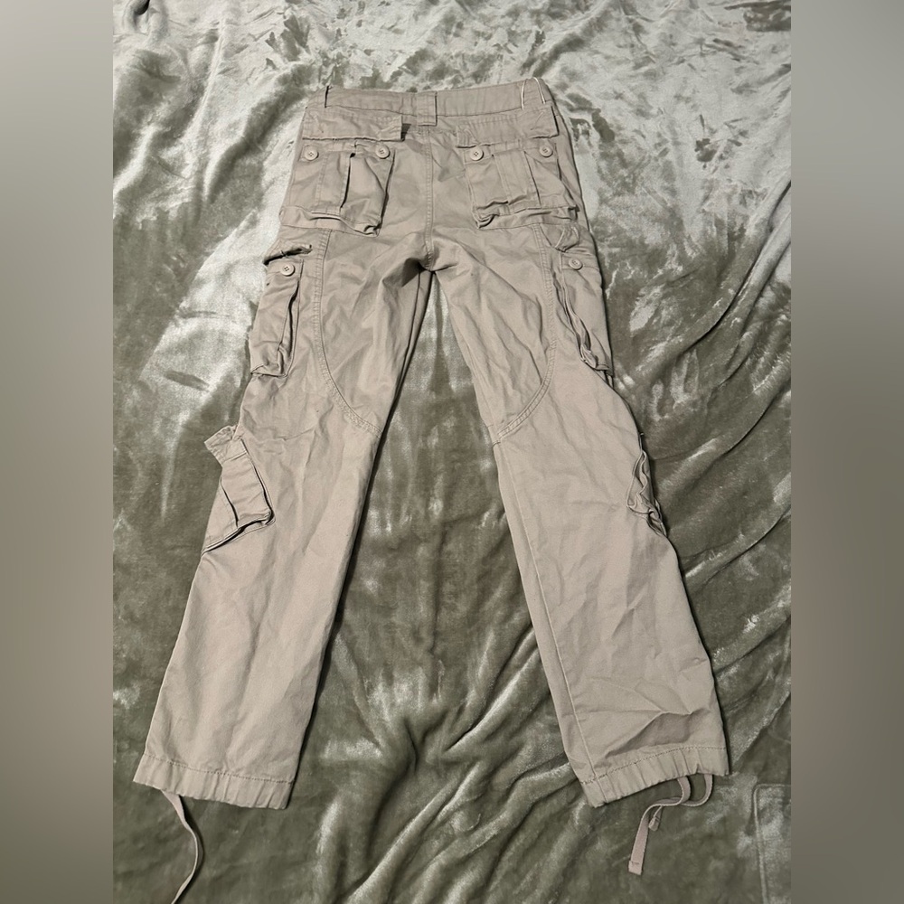 Match khaki Cargo Pants Durable Cotton Blend